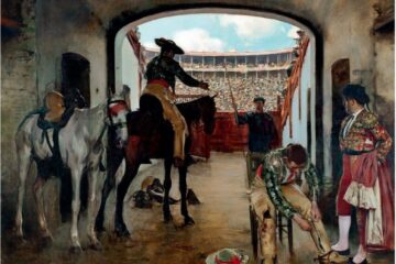 Ramón Casas i Carbó:interior de la plaza de toros del Torín de Barcelona.