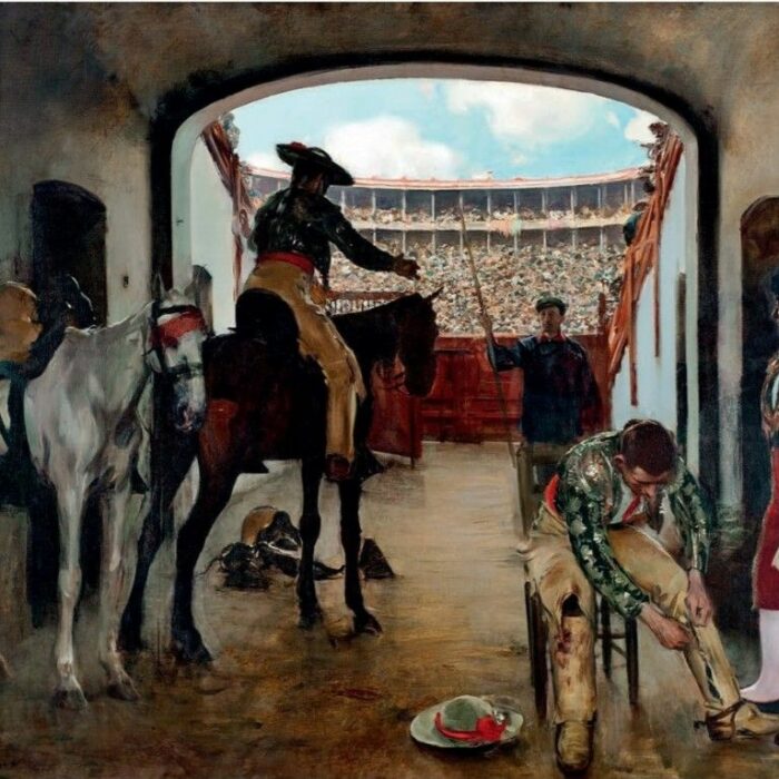 Ramón Casas i Carbó:interior de la plaza de toros del Torín de Barcelona.