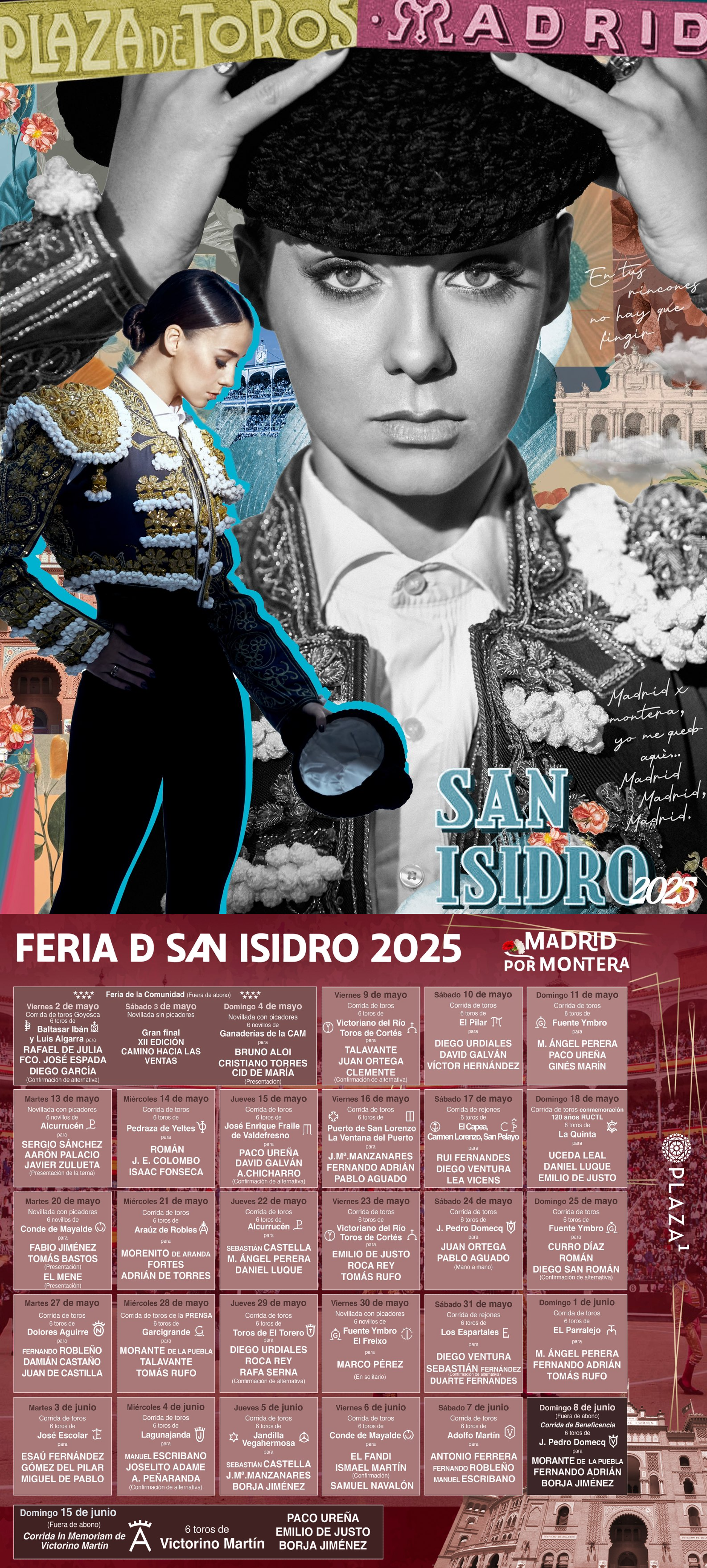 Carteles feria de San Isidro 2025