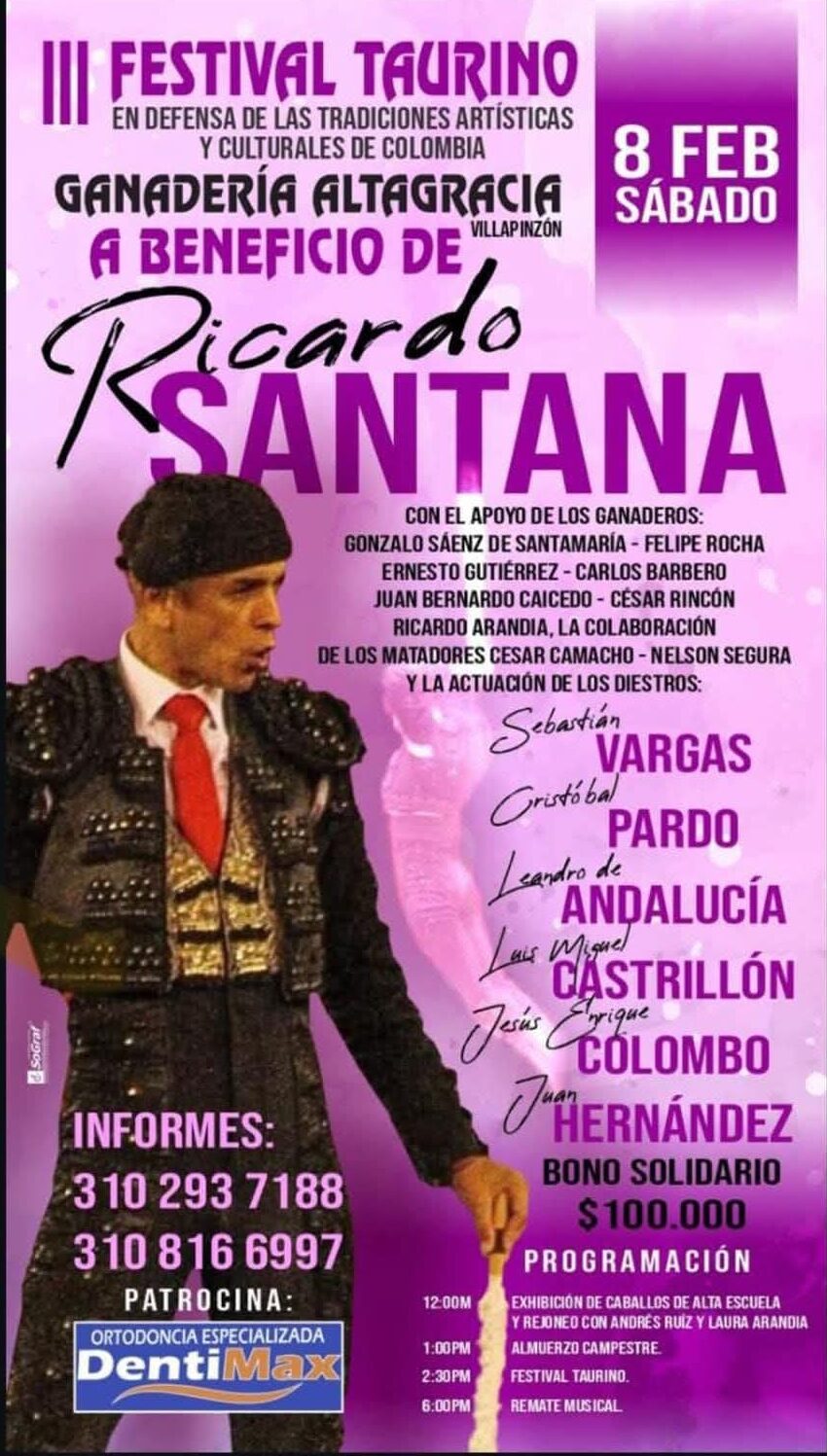 FESTIVAL TAURINO A BENEFICIO DE RICARDO SANTANA