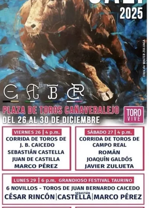 Anunciada la Feria Taurina de Cali 2025