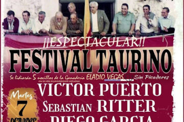 CARTEL FESTIVAL TAURINO EN LOZOYA