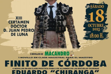 CARTEL XIII CERTAMEN DOCTOR D.JUAN PEDRO DE LUNA – CÓRDOBA