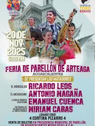 CARTEL FERIA DE PABELLÓN DE ARTEAGA ´AGUASCALIENTES