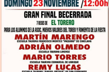 CARTEL FESTEJO TAURINO EN ALGAR