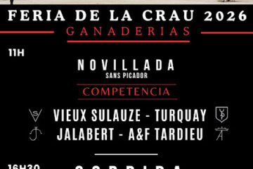 CARTEL GANADERÍAS DE LA FERIA DE LA CRAU 2026