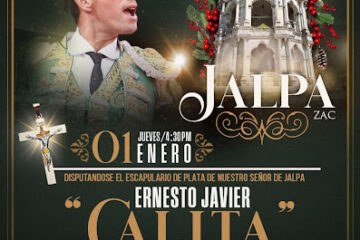 CARTEL CORRIDA DE TOROS EN JALPA