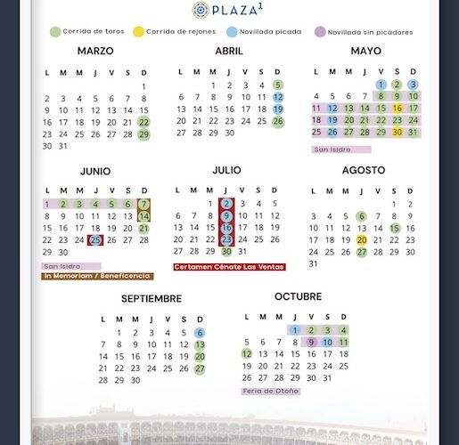 El calendario de la Temporada 2026 en Las Ventas y la renovación de abonos