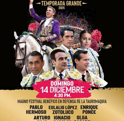 CARTEL FESTIVAL TAURINO EN GUADALAJARA