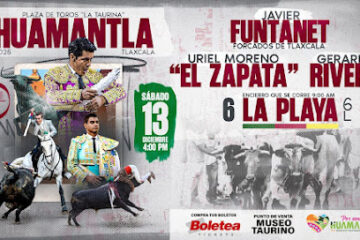 CARTEL CORRIDA MIXTA EN HUAMANTLA