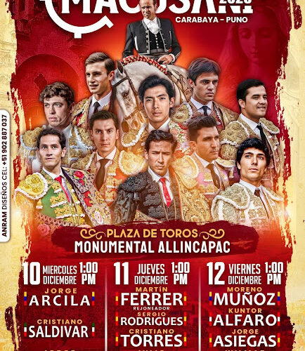 CARTEL FERIA TAURINA DE MACUSANI