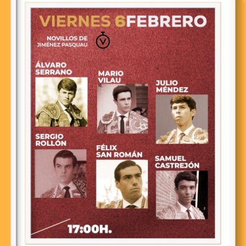 Carteles oficiales de la Feria Taurina de Valdemorillo 2026