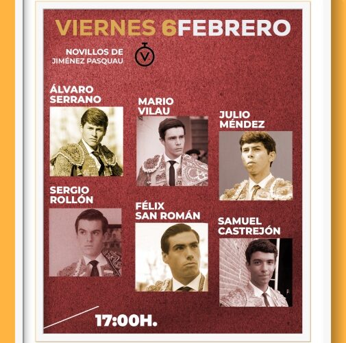 Carteles oficiales de la Feria Taurina de Valdemorillo 2026