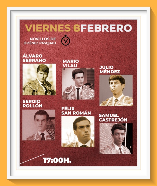 Carteles oficiales de la Feria Taurina de Valdemorillo 2026