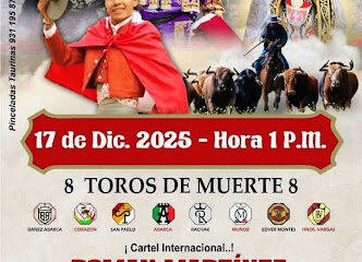CARTEL FESTEJO TAURINO EN PICHIU QUINHUARAGRA