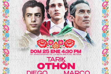 CARTEL CORRIDA BLANCA – MÉRIDA -YUCATAN