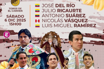 CARTEL CORRIDA DE LAS NACIONES EN RIOBAMBA