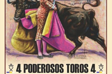 CARTEL CORRIDA DE TOROS EN LA HACIENDA CHECAYANI