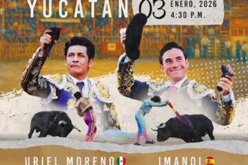 CARTEL CORRIDA DE TOROS EN TIZIMIN