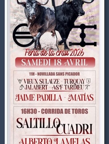 El cartele de la Feria de Saint-Martin-de-Crau 2026