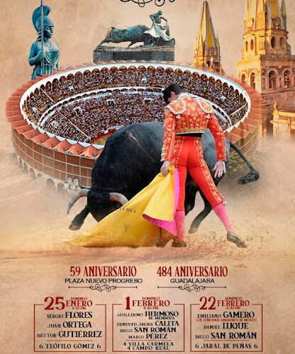 CARTEL FERIA TAURINA DE GUADALAJARA