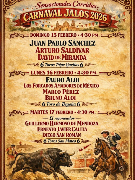 CARTEL FERIA DEL CARNAVAL DE JALOS
