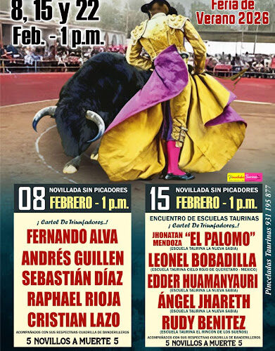 CARTEL FERIA TAURINA DE LURÍN