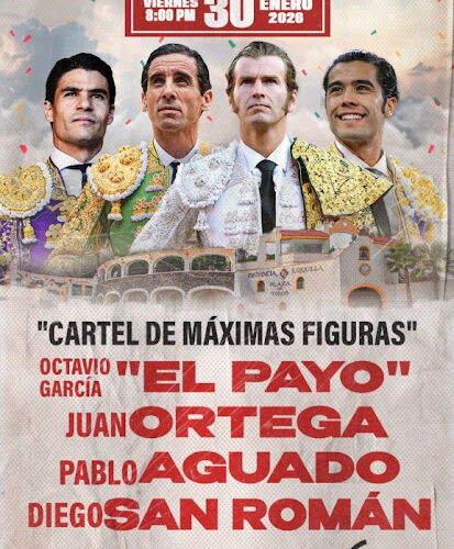 CARTEL CORRIDA DE TOROS EN JURINQUILLA