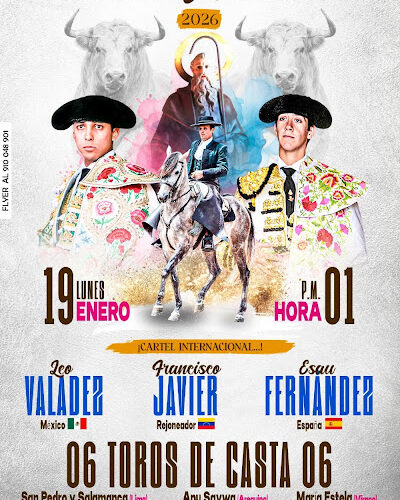 CARTEL CORRIDA MIXTA EN SAN ANTÓN