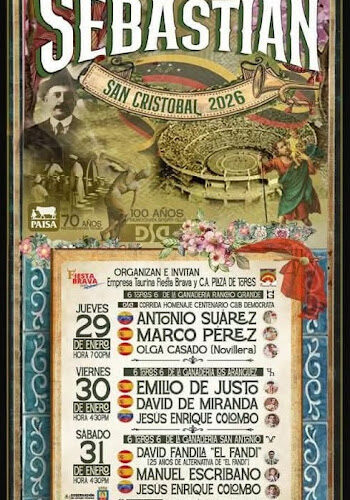 CARTEL FERIA TAURINA DE  SAN SEBASTIÁN