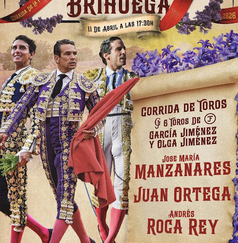 CARTEL FERIA TAURINA DE BRIHUEGA