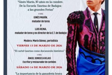 II Jornadas Taurinas de Sonseca 2026: Ginés Marín y el Libro Bravo Toledano