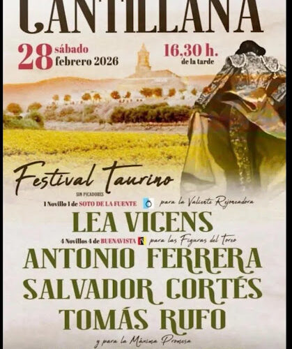 CARTEL FESTIVAL TAURINO EN CANTILLANA