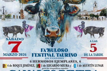 CARTEL FESTIVAL TAURINO EN LORA DEL RIO