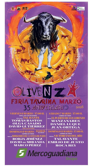CARTEL FERIA TAURINA DE OLIVENZA