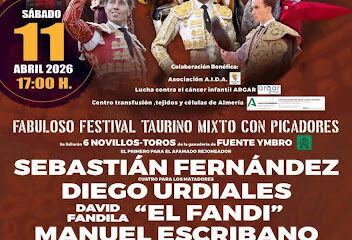 CARTEL FESTIVAL TAURINO ROQUETAS DE MAR