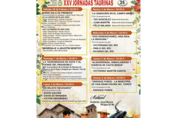 CARTEL XXV JORNADAS TAURINAS DE VILLASECA DE LA SAGRA