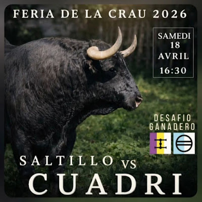 CARTEL DESAFIO GANADERO EN LA FERIA DE LA CRAU