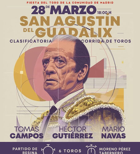 CARTEL CORRIDA DE TOROS COPA CHENEL – SAN AGUSTIN DEL GUADALIX