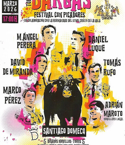 CARTEL FESTIVAL TAURINO EN BARGAS