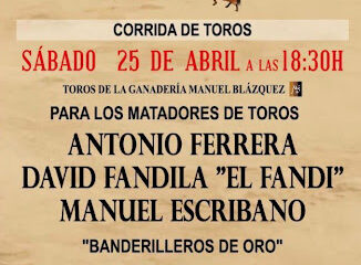 CARTEL FERIA TAURINA EN MÉRIDA