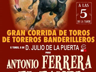 CARTEL CORRIDA DE TOROS EN MORÓN DE LA FRONTERA