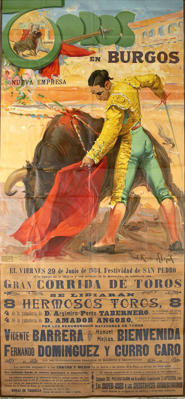 BURGOS 1934 #CARTELERIATAURINA