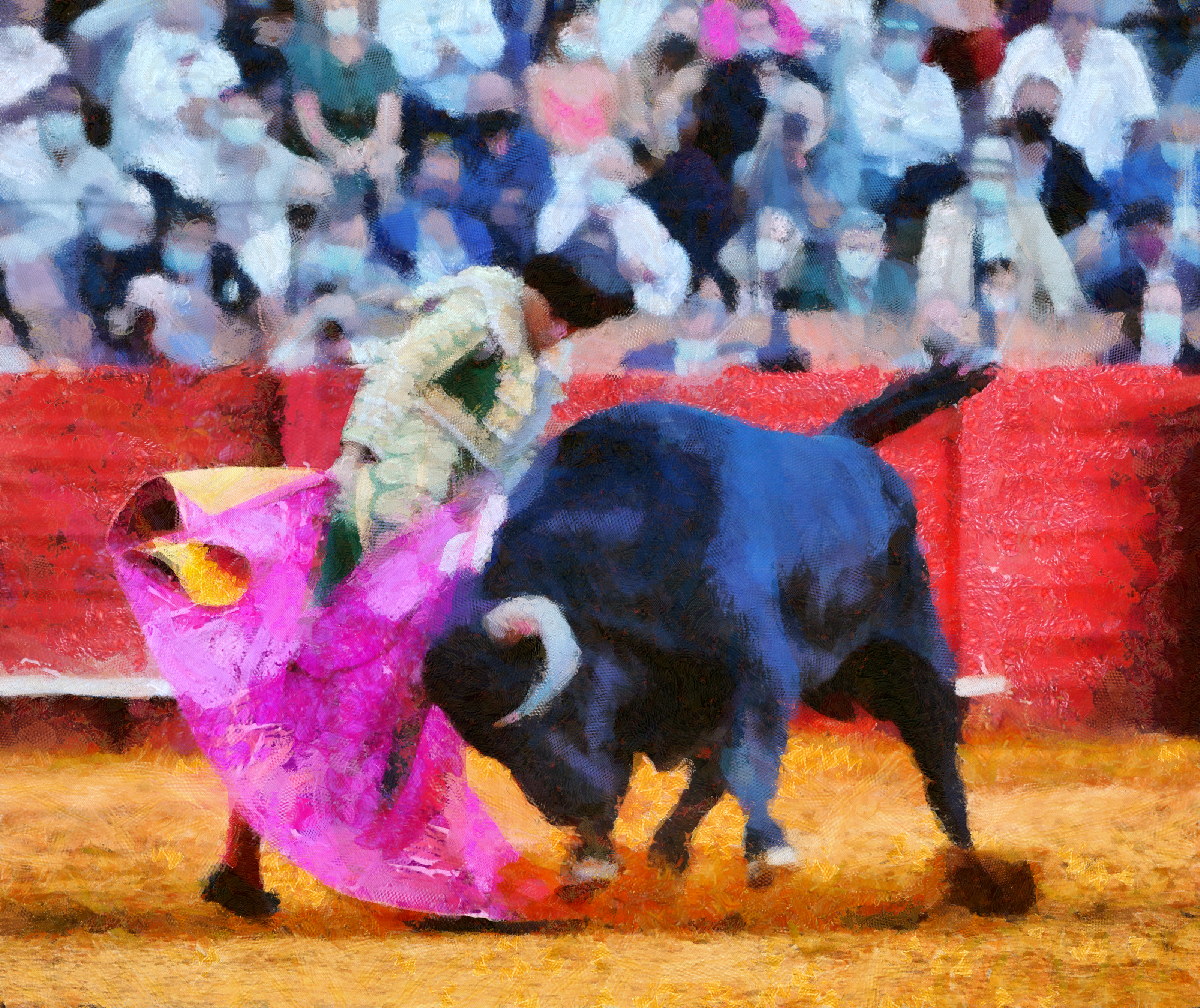 Media verónica pura. ¿Capote? No, mariposa…