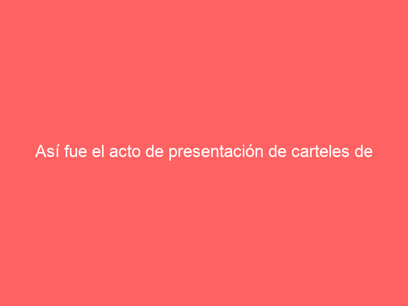 Así fue el acto de presentación de carteles de Olivenza: José Ribagorda, un pregonero de lujo