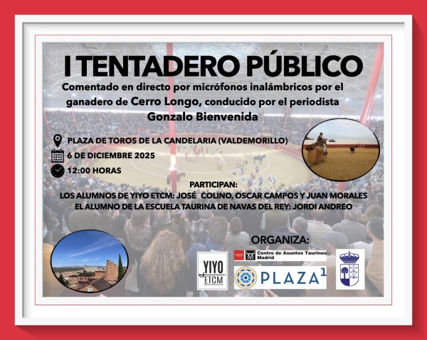 Tentadero público en Valdemorillo